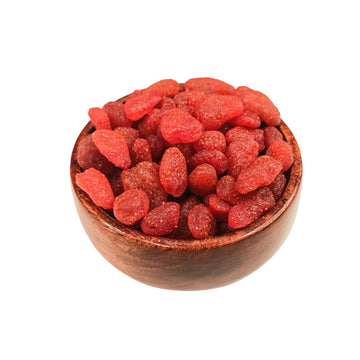 Erdbeeren, getrocknet und kandiert