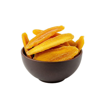 Mango Streifen, getrocknet und kandiert