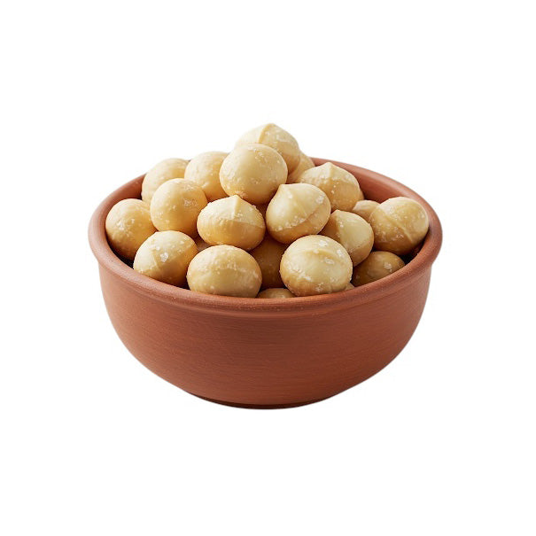 Macadamia, geröstet und gesalzen