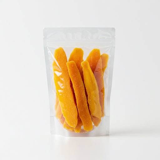 Mango Streifen, getrocknet und kandiert - Frucht-Nuss